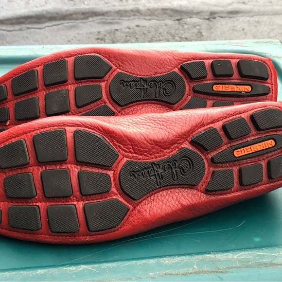 Cole Haan Nik. Air System Women's Red Leather Slip On Shoes Size 7B - Picture 13 of 13